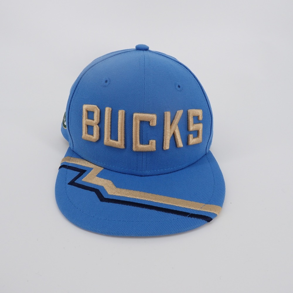 New Era Milwaukee Bucks NBA Youth 9FIFTY Snapback Hat Blue Gold‎ NEW